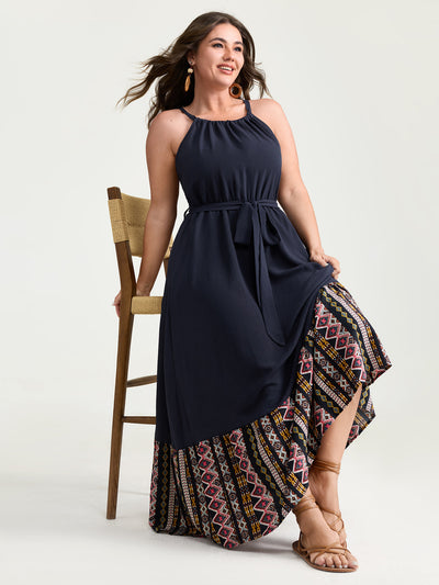 plus size beach dresses uk Ladies Dresses Plus Size Long Beach Dresses GIBSIE Plus Size Floral Print Knot Front Ruffle Hem Summer Dress